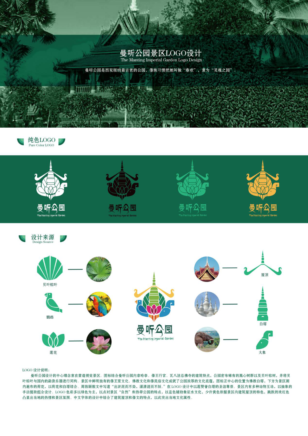 曼听佛语-果味普洱茶套装大陆三等奖/铜犊奖:西双版纳logo设计主办方